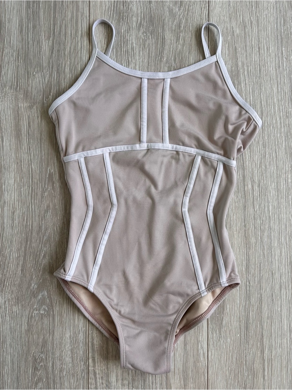 Jo + Jax Taupe Leotard